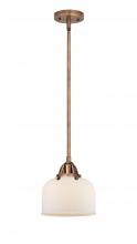 Innovation Lighting 288-1S-AC-G71 - Bell - 1 Light - 8 inch - Antique Copper - Cord hung - Mini Pendant
