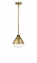 Innovation Lighting 288-1S-BB-HFS-62-BB-LED - Hampden - 1 Light - 7 inch - Brushed Brass - Cord hung - Mini Pendant