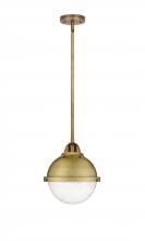 Innovation Lighting 288-1S-BB-HFS-84-BB-LED - Hampden - 1 Light - 9 inch - Brushed Brass - Cord hung - Mini Pendant