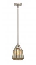 Innovation Lighting 288-1S-SN-G146-LED - Chatham - 1 Light - 7 inch - Brushed Satin Nickel - Cord hung - Mini Pendant