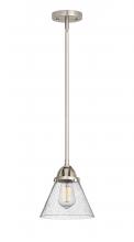 Innovation Lighting 288-1S-SN-G44-LED - Cone - 1 Light - 8 inch - Brushed Satin Nickel - Cord hung - Mini Pendant