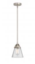Innovations Lighting 288-1S-SN-G64 - Cone - 1 Light - 6 inch - Brushed Satin Nickel - Cord hung - Mini Pendant