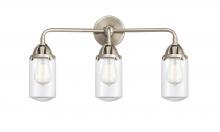 Innovations Lighting 288-3W-SN-G312-LED - Dover - 3 Light - 23 inch - Brushed Satin Nickel - Bath Vanity Light