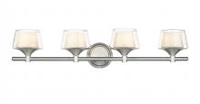 Innovation Lighting 311-4W-SN-CLW-LED - Laguna - 4 Light - 33 inch - Satin Nickel - Bath Vanity Light