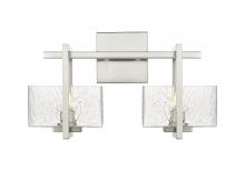 Innovation Lighting 312-2W-SN-CL-LED - Striate - 2 Light - 15 inch - Satin Nickel - Bath Vanity Light