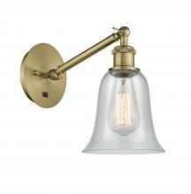Innovation Lighting 317-1W-AB-G2812-LED - Hanover - 1 Light - 6 inch - Antique Brass - Adjustable Sconce