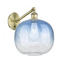 Innovation Lighting 317-1W-AB-G481-10SB - Brookhaven Sphere - 1 Light - 11 inch - Antique Brass - Sconce