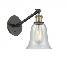 Innovation Lighting 317-1W-BAB-G2812-LED - Hanover - 1 Light - 6 inch - Black Antique Brass - Adjustable Sconce