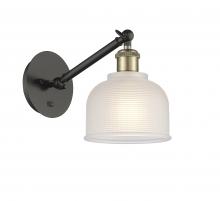 Innovation Lighting 317-1W-BAB-G411 - Dayton - 1 Light - 6 inch - Black Antique Brass - Adjustable Sconce