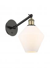 Innovation Lighting 317-1W-BAB-G651-8-LED - Cindyrella - 1 Light - 8 inch - Black Antique Brass - Adjustable Sconce