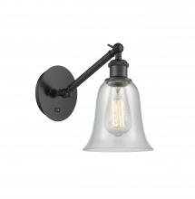 Innovation Lighting 317-1W-BK-G2812-LED - Hanover - 1 Light - 6 inch - Matte Black - Adjustable Sconce
