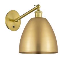 Innovation Lighting 317-1W-SG-MBD-9-SG - Bristol - 1 Light - 9 inch - Satin Gold - Adjustable Sconce
