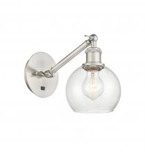 Innovations Lighting 317-1W-SN-G124-6 - Athens - 1 Light - 6 inch - Brushed Satin Nickel - Sconce