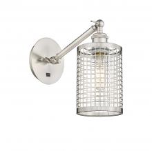 Innovation Lighting 317-1W-SN-M18-SN - Nestbrook - 1 Light - 5 inch - Satin Nickel - Adjustable Sconce
