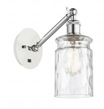 Innovation Lighting 317-1W-WPC-G352 - Candor - 1 Light - 5 inch - White Polished Chrome - Adjustable Sconce