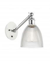 Innovations Lighting 317-1W-WPC-G382 - Castile - 1 Light - 6 inch - White Polished Chrome - Sconce