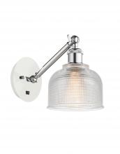 Innovations Lighting 317-1W-WPC-G412 - Dayton - 1 Light - 6 inch - White Polished Chrome - Sconce