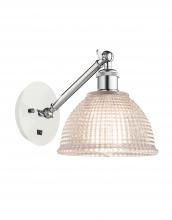 Innovation Lighting 317-1W-WPC-G422-LED - Arietta - 1 Light - 8 inch - White Polished Chrome - Adjustable Sconce