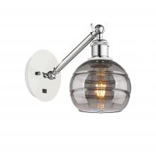 Innovations Lighting 317-1W-WPC-G556-6SM - Rochester - 1 Light - 6 inch - White Polished Chrome - Sconce