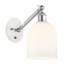 Innovation Lighting 317-1W-WPC-G558-6GWH - Bella - 1 Light - 6 inch - White Polished Chrome - Adjustable Sconce