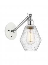 Innovation Lighting 317-1W-WPC-G654-6-LED - Cindyrella - 1 Light - 6 inch - White Polished Chrome - Adjustable Sconce
