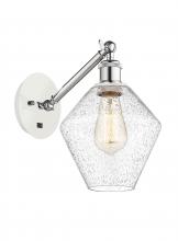 Innovation Lighting 317-1W-WPC-G654-8-LED - Cindyrella - 1 Light - 8 inch - White Polished Chrome - Adjustable Sconce