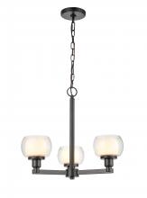 Innovation Lighting 330-3CR-BK-CLW-LED - Cairo - 3 Light - 20 inch - Black - Chain Hung - Pendant