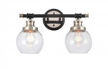 Innovation Lighting 340-2W-BPN-G3402-6-LED - Saybrook - 2 Light - 16 inch - Black Polished Nickel - Bath Vanity Light