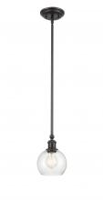 Innovation Lighting 341-1S-BK-G124-6-LED - Concord - 1 Light - 6 inch - Matte Black - Mini Pendant