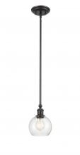 Innovations Lighting 341-1S-BK-G124-6 - Concord - 1 Light - 6 inch - Matte Black - Mini Pendant