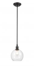 Innovations Lighting 341-1S-BK-G124-8-LED - Concord - 1 Light - 8 inch - Matte Black - Mini Pendant