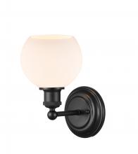 Innovation Lighting 341-1W-BK-G121-6-LED - Concord - 1 Light - 6 inch - Matte Black - Sconce