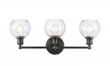 Innovations Lighting 341-3W-BK-G124-6-LED - Concord - 3 Light - 24 inch - Matte Black - Bath Vanity Light