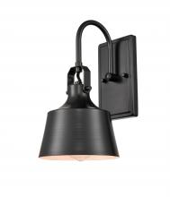 Innovation Lighting 370-1W-BK-M - Provin - 1 Light - 7 inch - Matte Black - Sconce