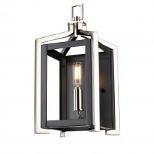 Innovation Lighting 376-1W-BPN-6 - Wiscoy - 1 Light - 6 inch - Black Polished Nickel - Sconce