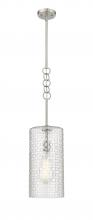 Innovation Lighting 380-1S-SN-G380-8CL-BB-95-LED - Wexford - 1 Light - 8 inch - Brushed Satin Nickel - Cord hung - Mini Pendant