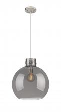 Innovations Lighting 410-1PL-SN-G410-14SM - Newton Sphere - 1 Light - 14 inch - Satin Nickel - Cord hung - Pendant