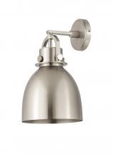 Innovations Lighting 410-1W-SN-M412-8SN - Newton Sphere - 1 Light - 8 inch - Satin Nickel - Sconce