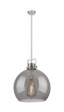 Innovations Lighting 411-1SL-SN-G410-18SM - Newton Sphere - 1 Light - 18 inch - Satin Nickel - Multi Pendant