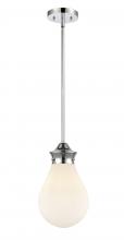 Innovation Lighting 414-1S-PC-G4141-8-LED - Genesis - 1 Light - 8 inch - Polished Chrome - Cord hung - Mini Pendant