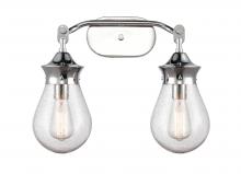 Innovation Lighting 414-2W-PC-G4144-6-LED - Genesis - 2 Light - 18 inch - Polished Chrome - Bath Vanity Light