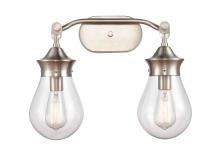 Innovation Lighting 414-2W-SN-G4142-6-LED - Genesis - 2 Light - 18 inch - Satin Nickel - Bath Vanity Light