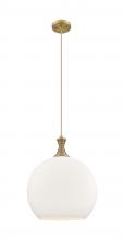 Innovation Lighting 415-1P-BB-G121-14 - Astor - 1 Light - 14 inch - Brushed Brass - Cord hung - Pendant