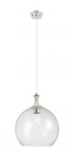 Innovation Lighting 415-1PR-SN-G124-14 - Astor - 1 Light - 14 inch - Brushed Satin Nickel - Cord hung - Pendant