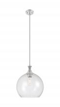 Innovation Lighting 415-1S-SN-G124-14 - Astor - 1 Light - 14 inch - Brushed Satin Nickel - Pendant