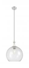 Innovation Lighting 415-1SR-SN-G124-14 - Astor - 1 Light - 14 inch - Brushed Satin Nickel - Pendant