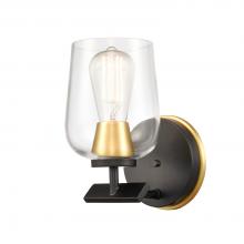 Innovation Lighting 420-1W-BSG-CL-LED - Remy - 1 Light - 5 inch - Black Satin Gold - Bath Vanity Light