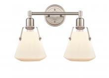 Innovation Lighting 422-2W-SN-G4221-7 - Luna - 2 Light - 18 inch - Satin Nickel - Bath Vanity Light