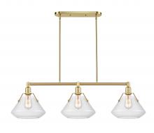 Innovation Lighting 422-3I-SB-10CL - Luna - 3 Light - 42 inch - Satin Brass - Cord hung - Island Light