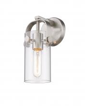 Innovations Lighting 423-1W-SN-4CL - Pilaster - 1 Light - 5 inch - Brushed Satin Nickel - Sconce